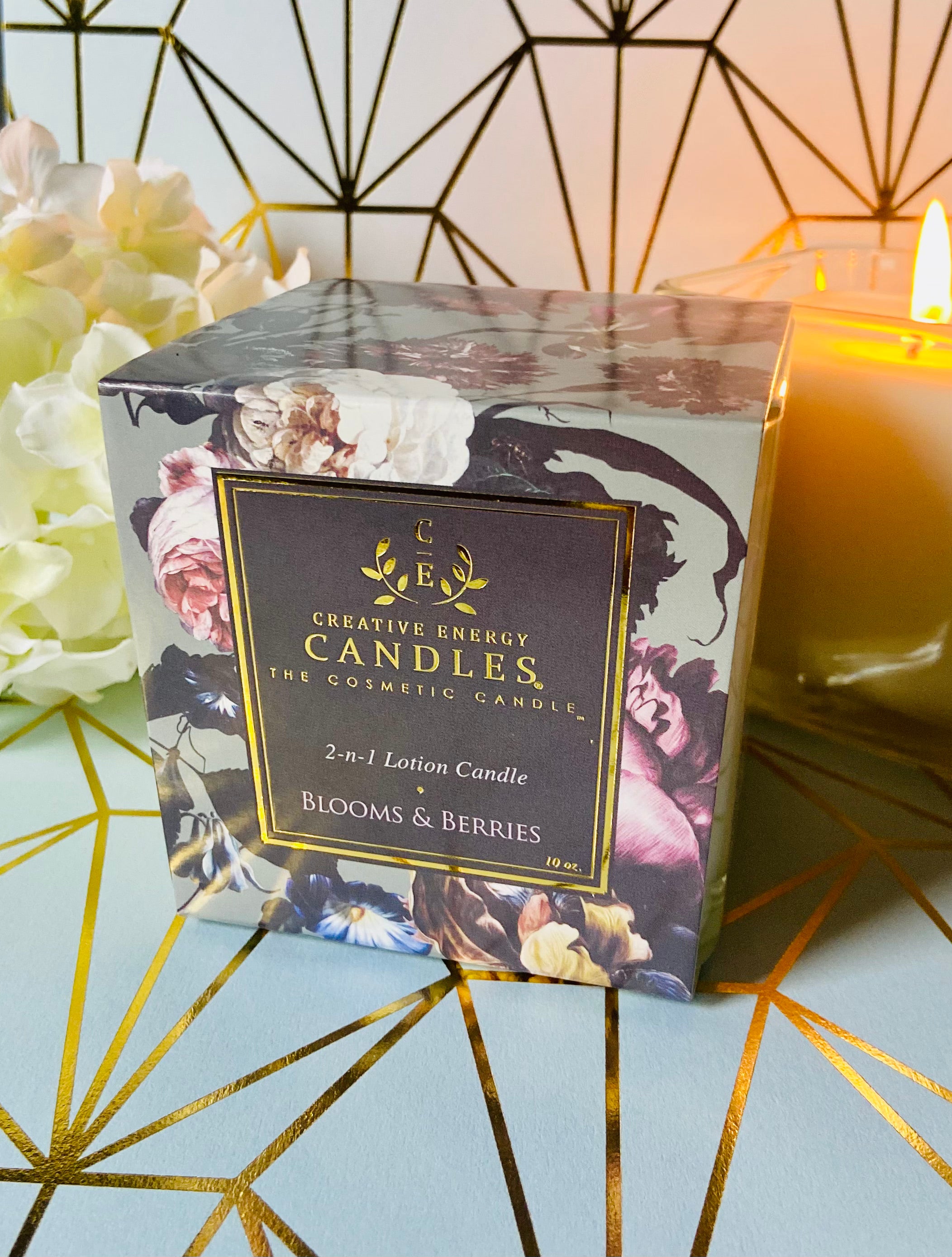 Blooms & Berries Soy Lotion Candle - Creative Energy Candles
