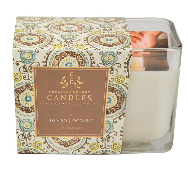 Island Coconut Soy Lotion Candle - Creative Energy Candles