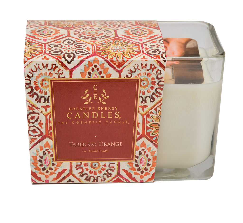 Tarocco Orange Soy Lotion Candle - Creative Energy Candles