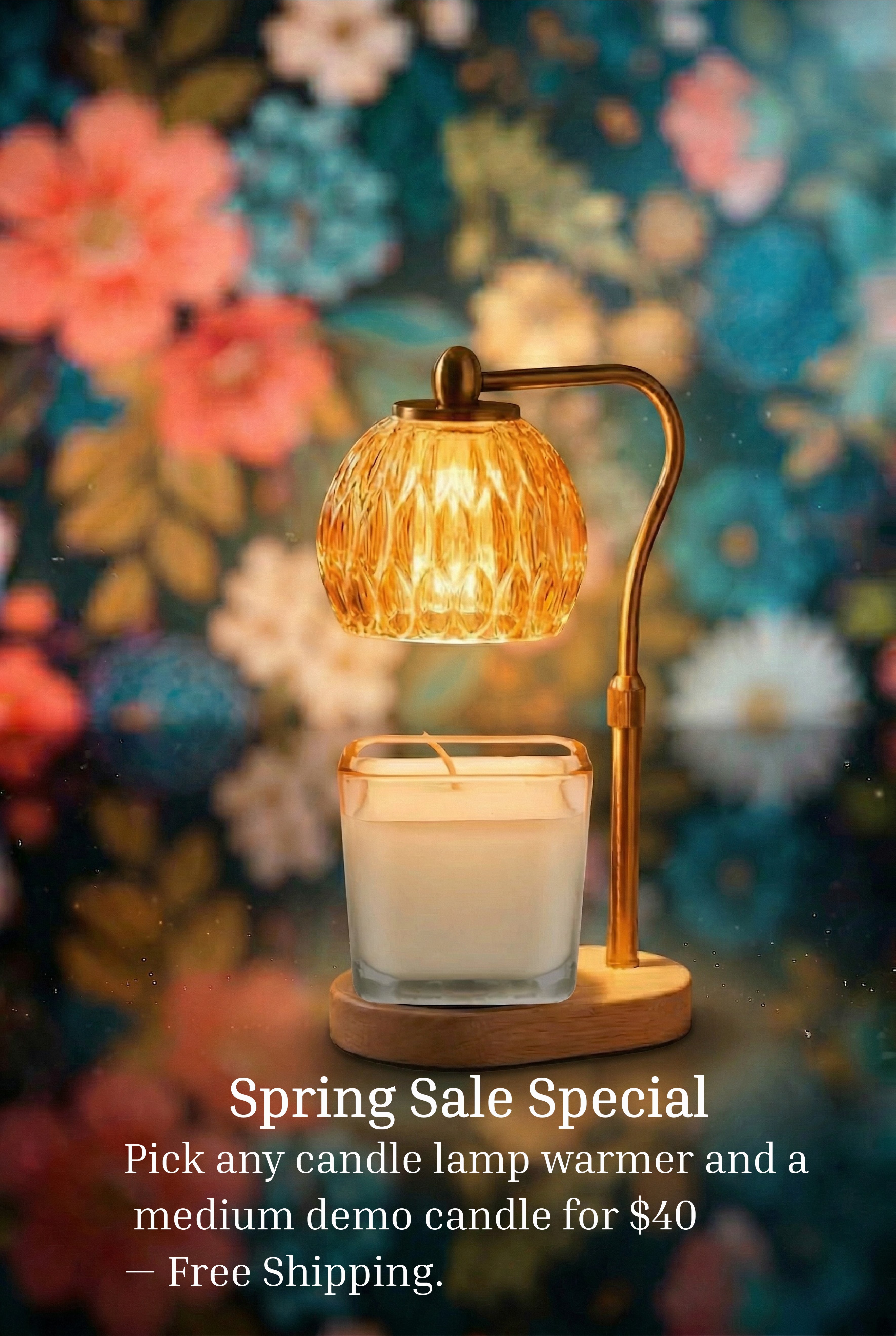 Spring Bundle: New Candle Warmer, Demo Candle and Free Shipping