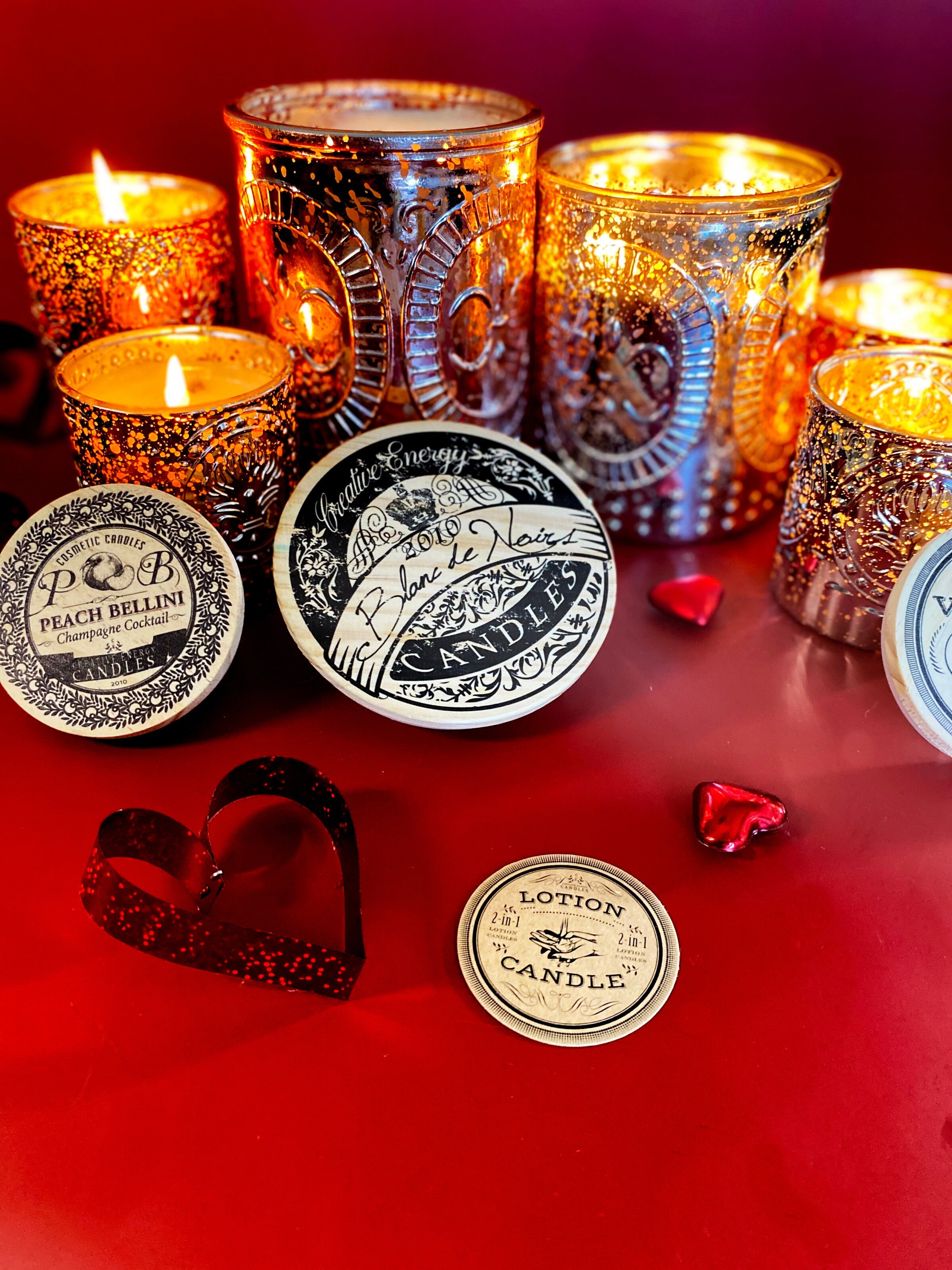 Champagne Lotion Candles Series