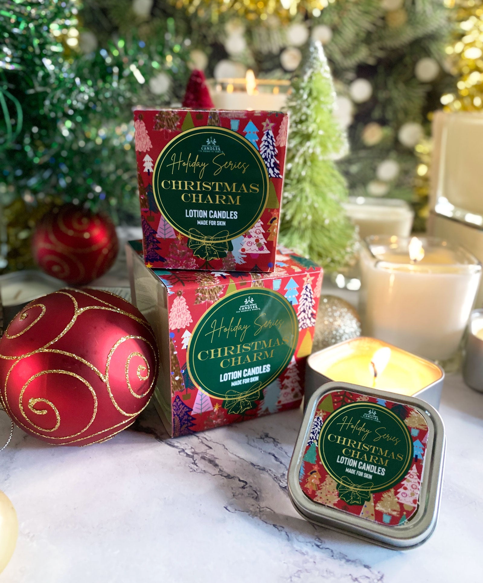 holiday Lotion Candles