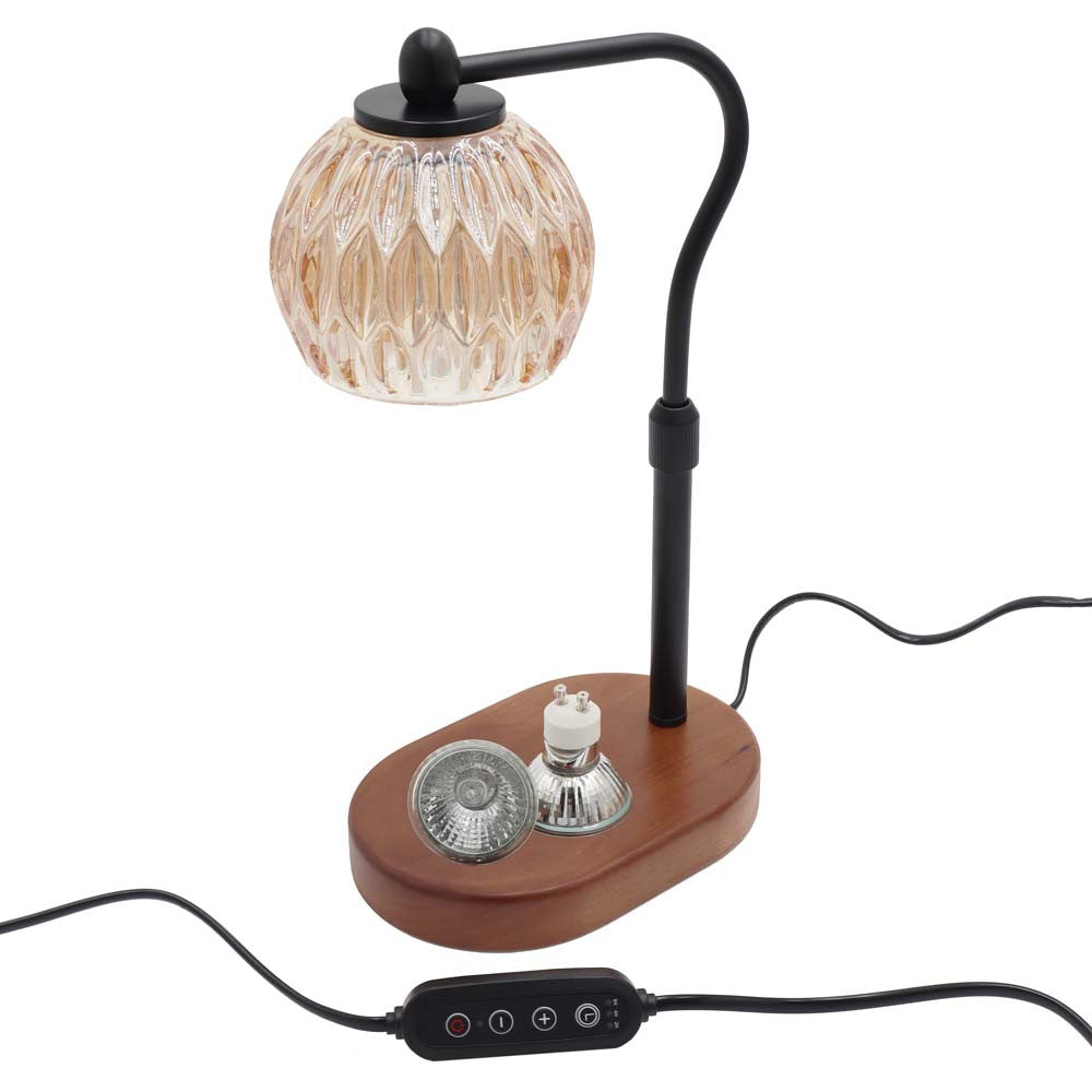 Black Iron Chandelier - Candle Warmer Lamp - Creative Energy Candles