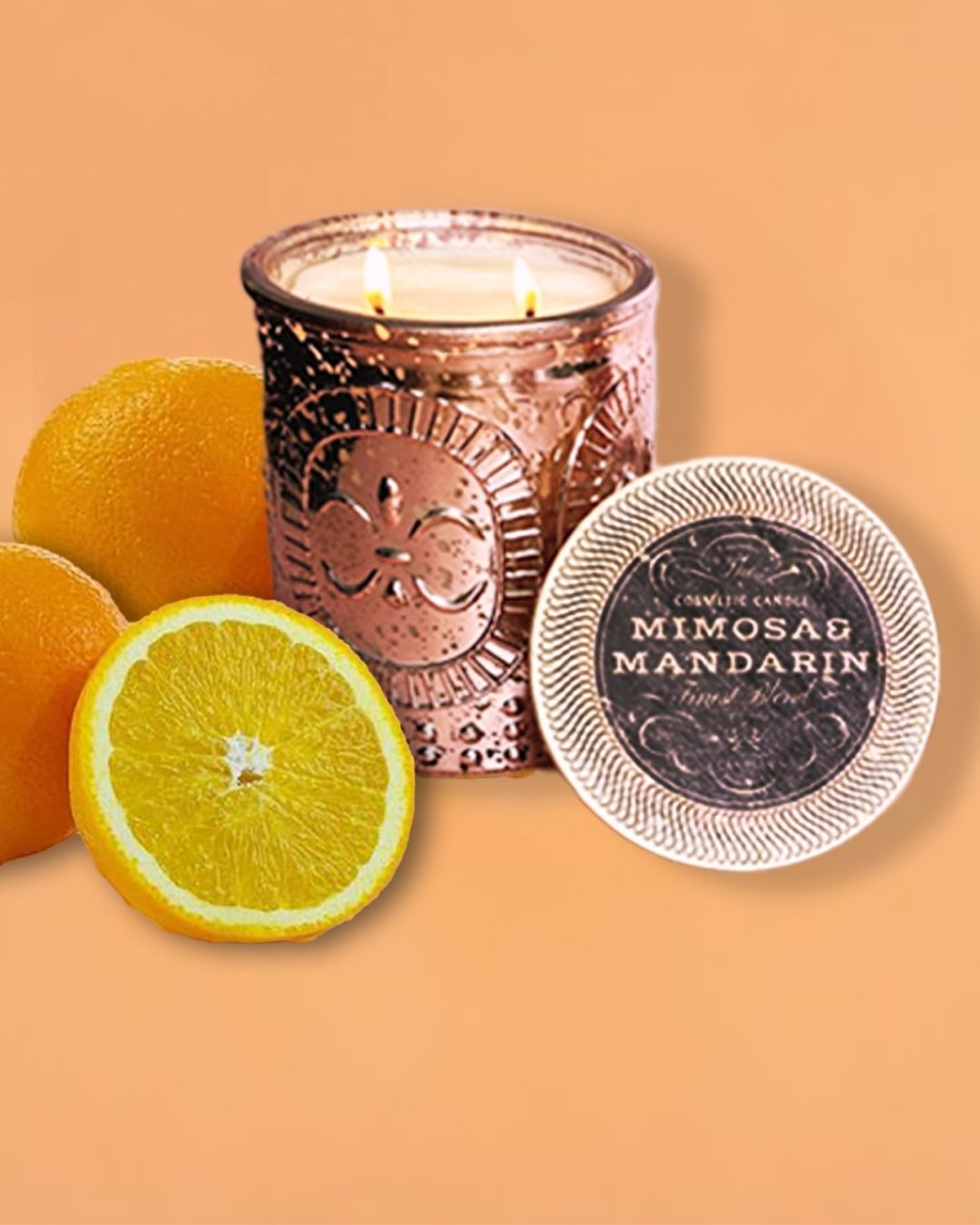 Mimosa & Mandarin - Rose Gold – Creative Energy Candles