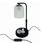 Black Metal Base with Frosted Glass - Candle Warmer Lamp - Creative Energy Candles