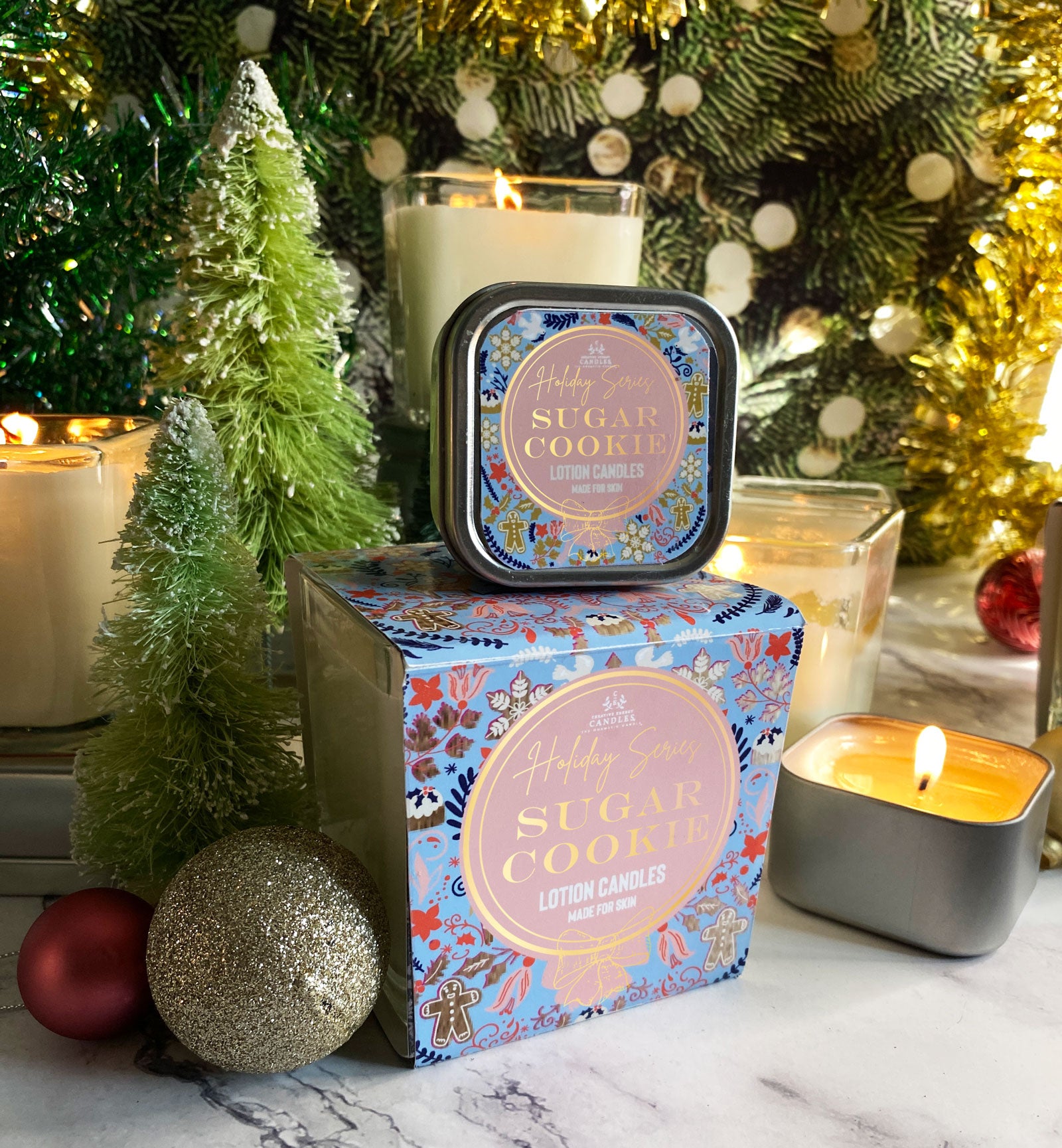 Sugar Cookie ~ Soy Lotion Candle - Creative Energy Candles