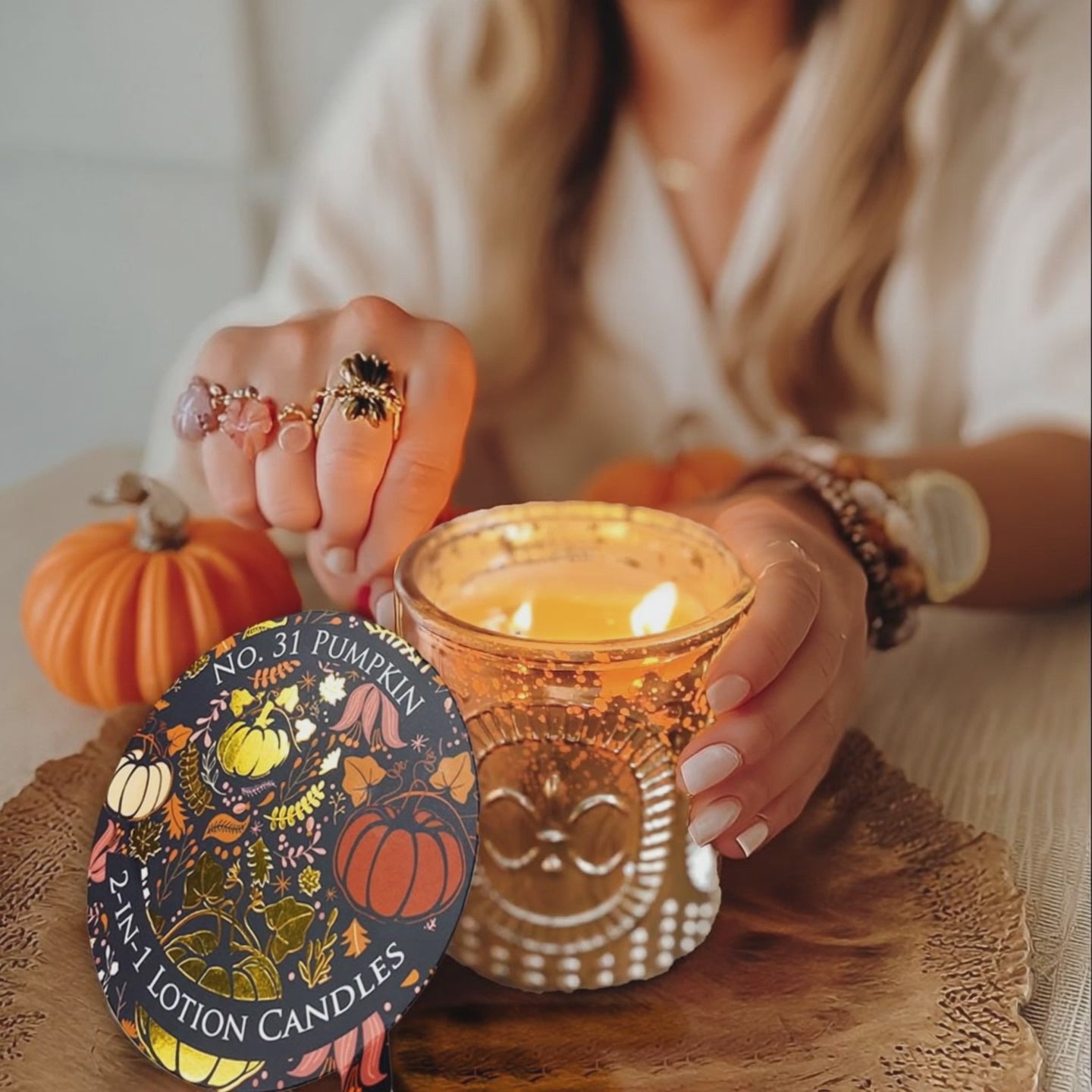 Bergamot & Oakmoss Soy Lotion Candle – Creative Energy Candles