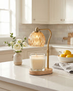 Antique Gold Chandelier - Candle Warmer Lamp