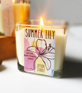 10 oz Large Glass - Custom Labels