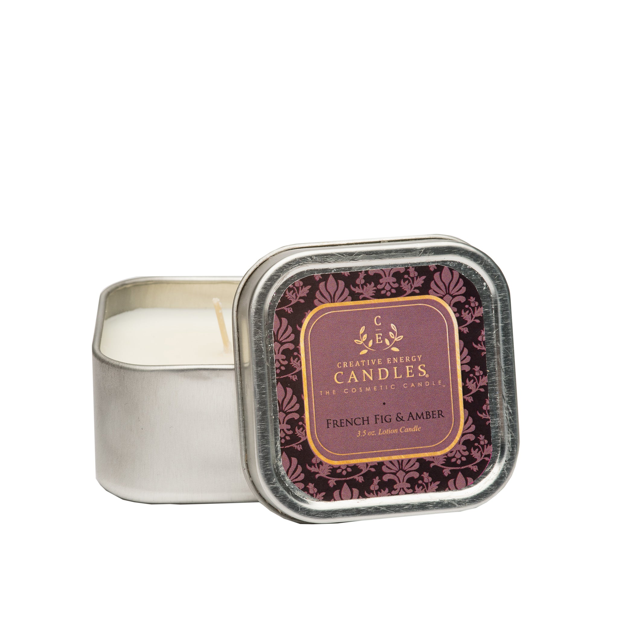 French Fig & Amber Soy Lotion Candle