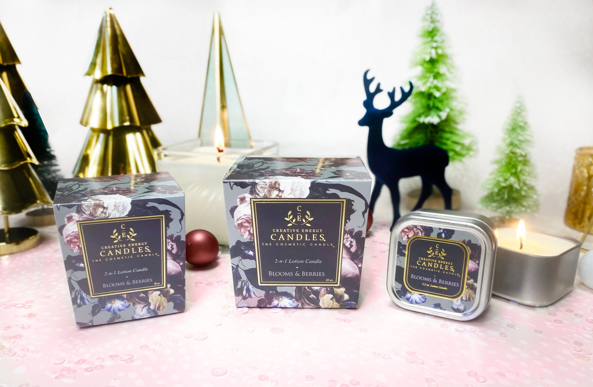 Blooms & Berries Soy Lotion Candle - Creative Energy Candles
