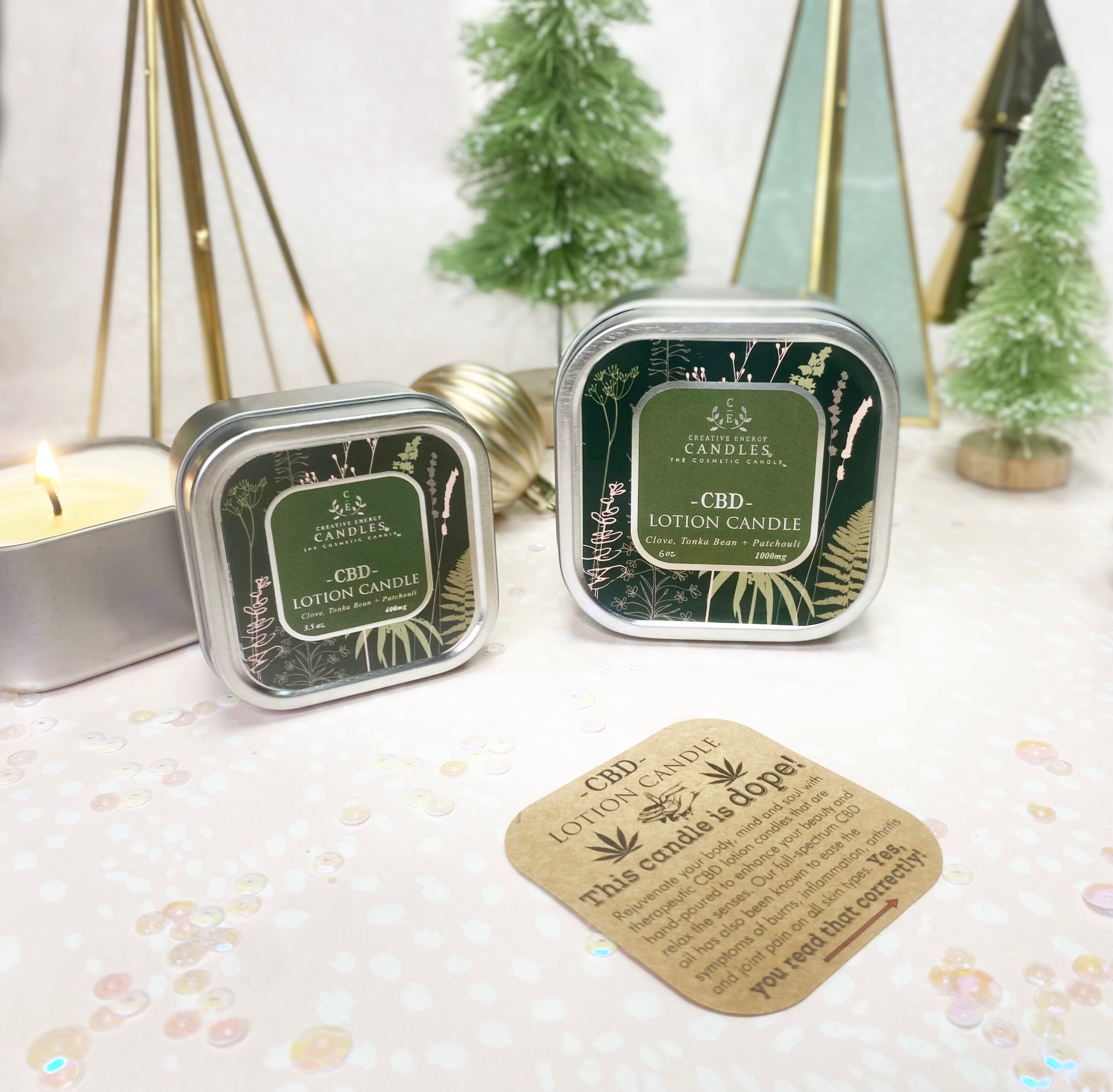 Clove CBD 2-in-1 Lotion Candles