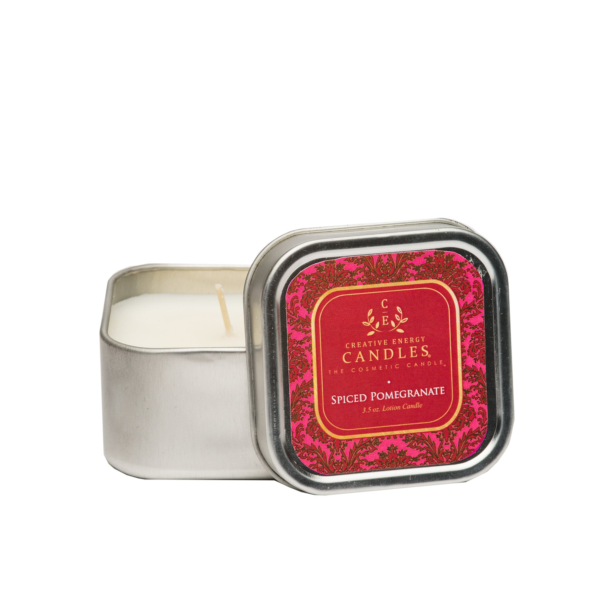 Spiced Pomegranate Soy Lotion Candle - Creative Energy Candles
