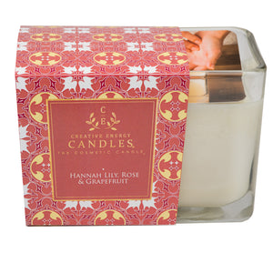 Hannah Lily, Rose & Grapefruit Soy Lotion Candle - Creative Energy Candles