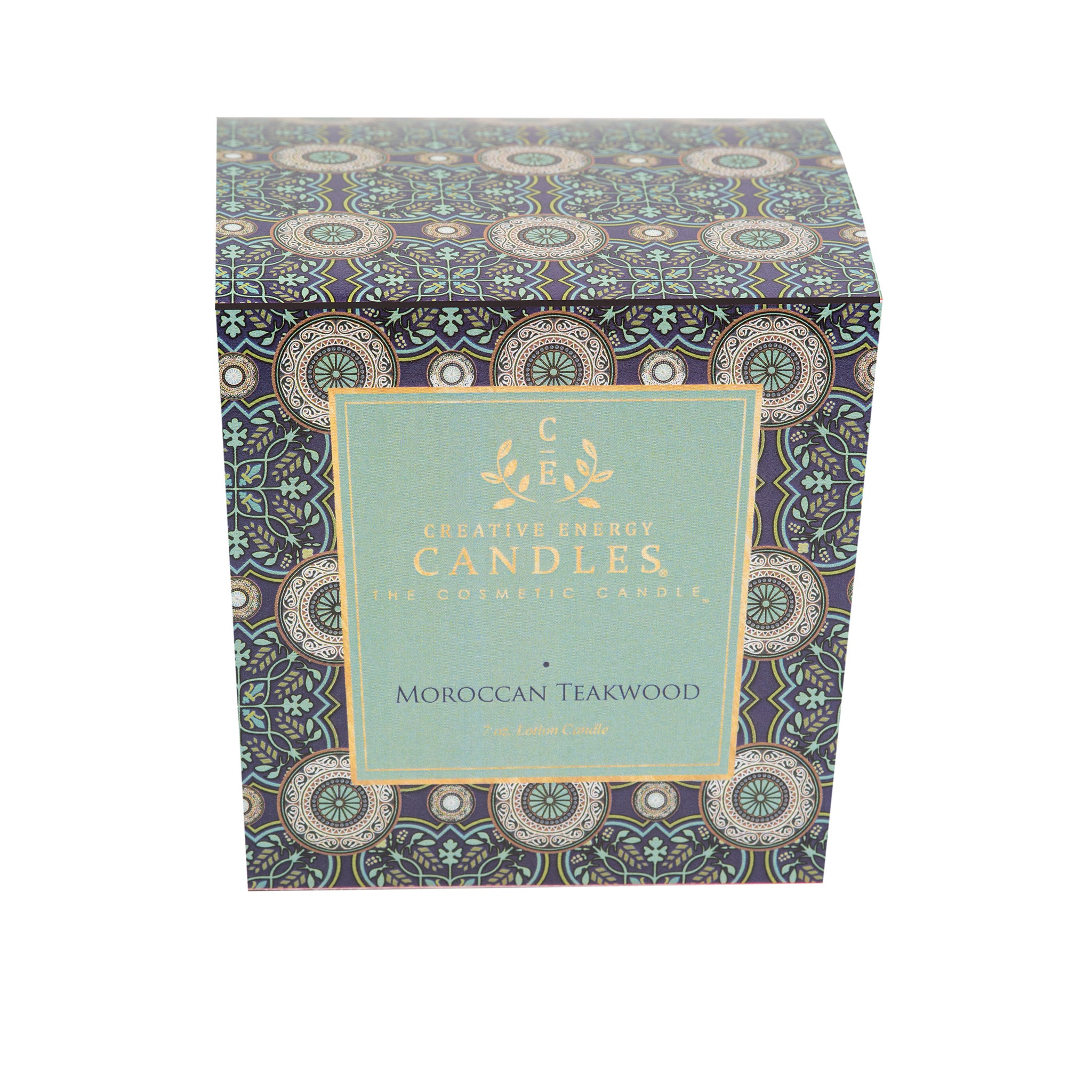 Moroccan Teakwood Soy Lotion Candle - Creative Energy Candles