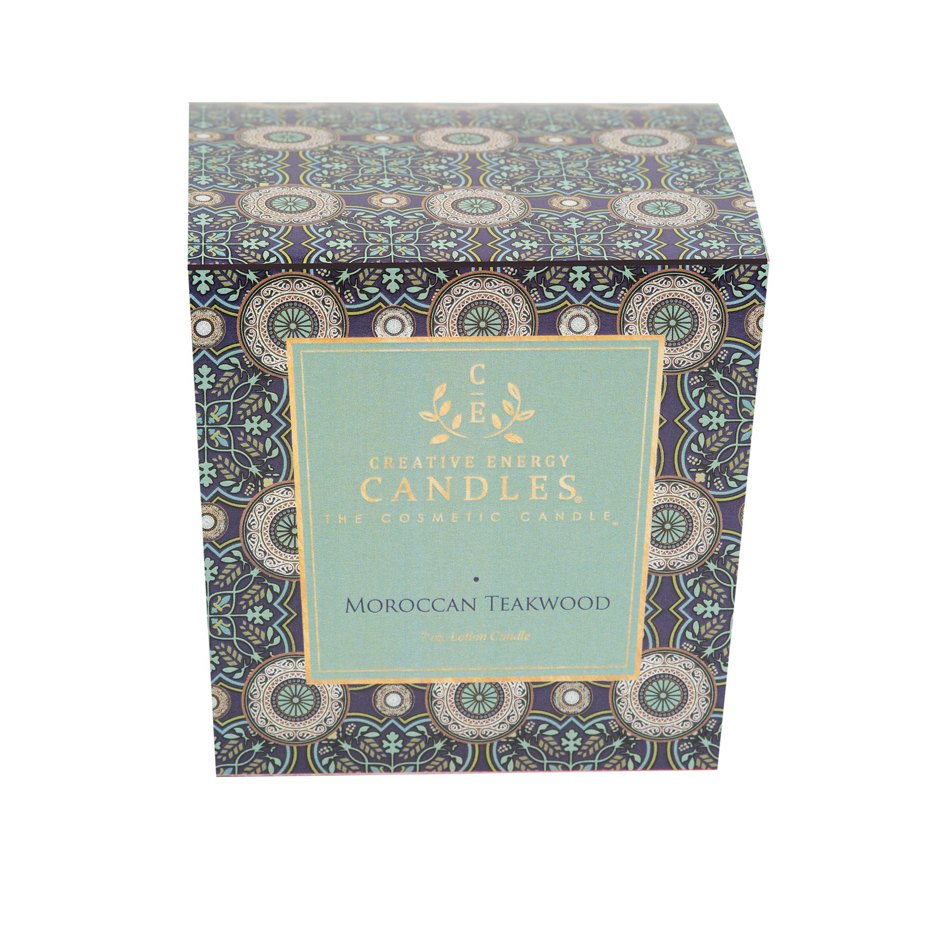 Moroccan Teakwood Soy Lotion Candle - Creative Energy Candles